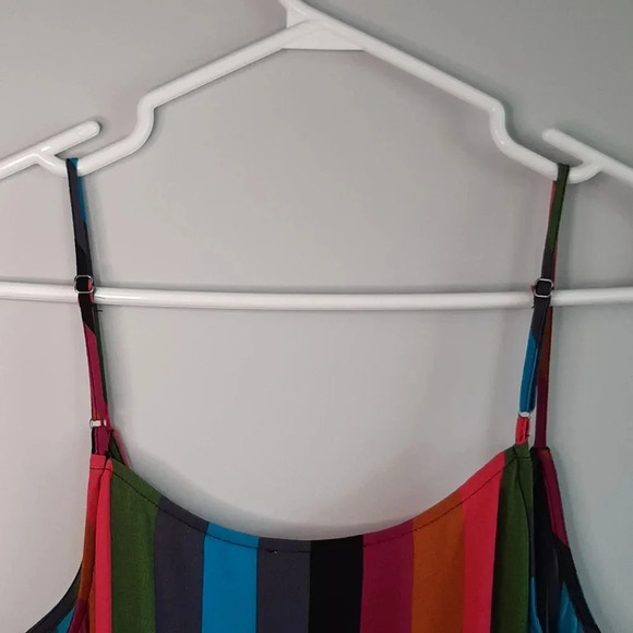 Leith Striped Long Full Length Maxi  Wrap Sleeveless Women's Colorful Dress | XS - Picture 4 of 14